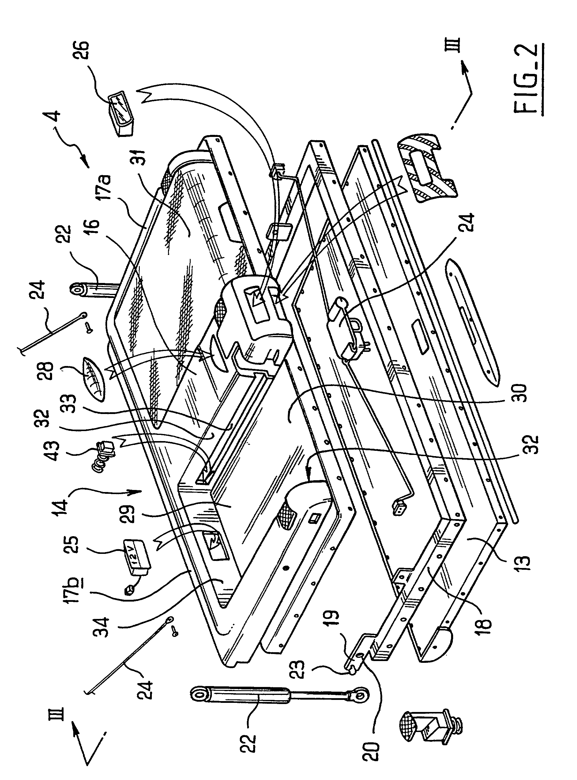 Motor vehicle tailgate mounted to pivot about a horizontal axis in the vicinity of its bottom edge