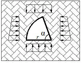 Method for calculating surrounding rock pressure of shallow tunnel