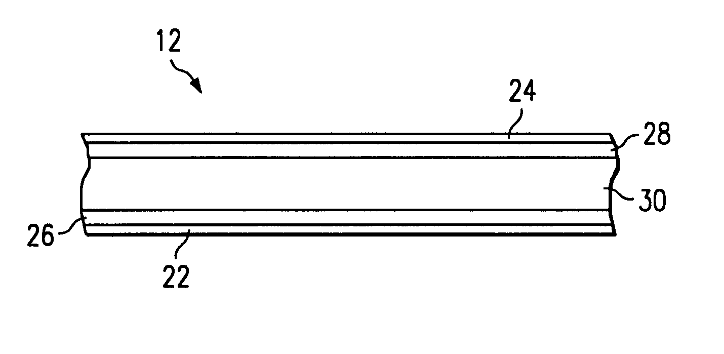 Dual-surface flexible magnetic tape