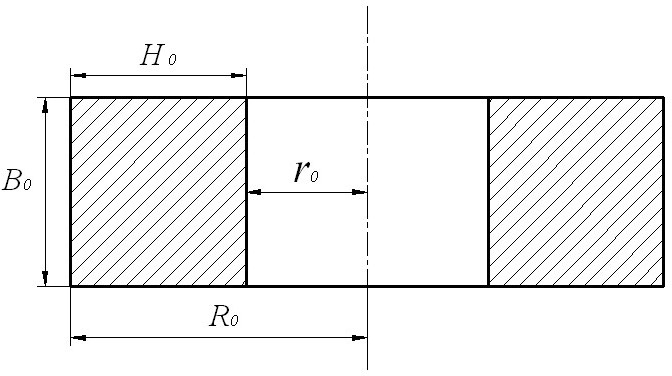 Radial and axial rolling forming method for large-sized double-groove ring piece