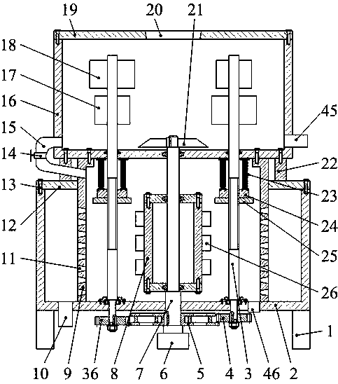 Pulp crushing and sieving equipment based on back-flushing vortex pulp crushing and reciprocating pressurizing and pulp sieving