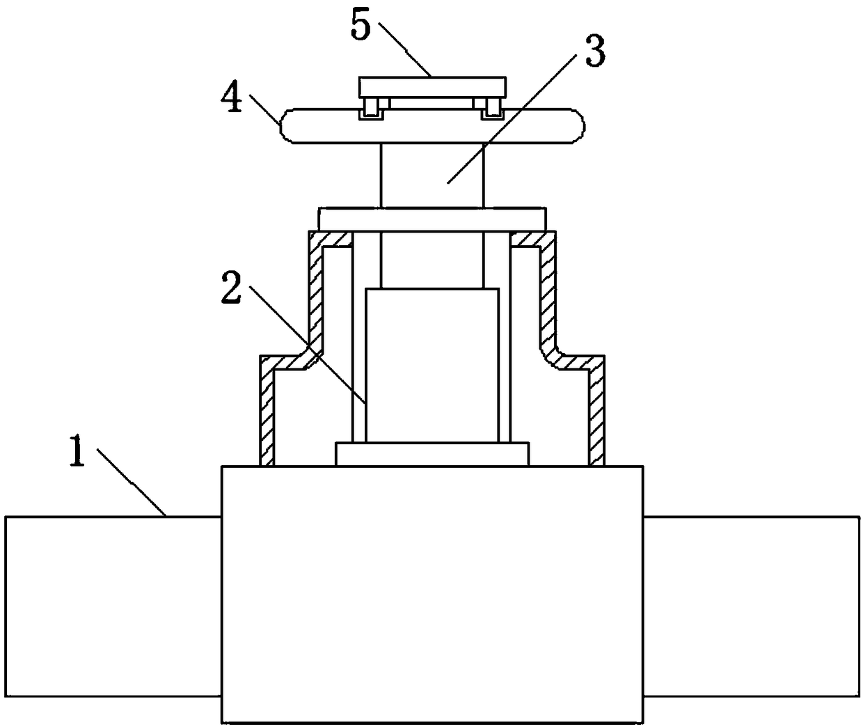 Heavy-duty one-character locking ball valve