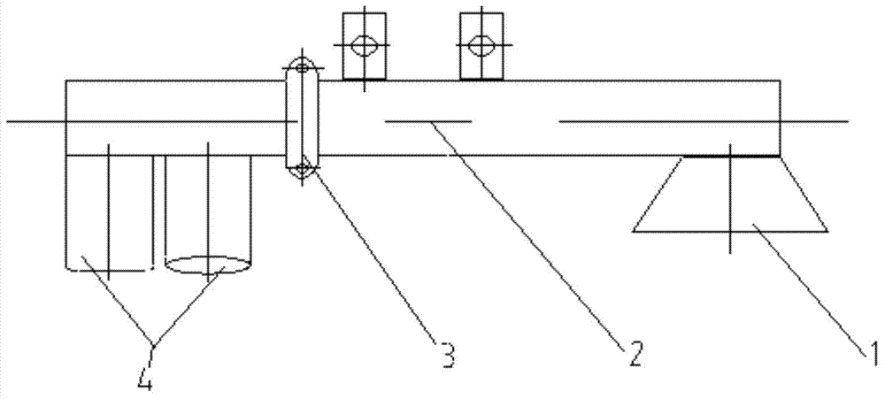 Support coal-discharging-port negative-pressure atomizing dust settling device