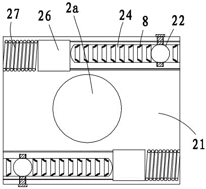 Bubble eliminating device for cast-in-place concrete piles