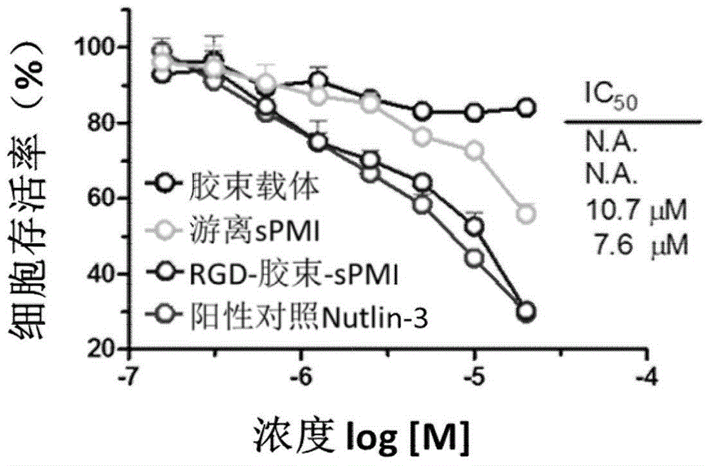 Micelle preparation entrapped with binding peptide polymer with specific anti-cancer activity