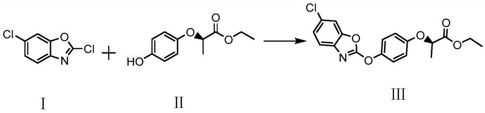 Method for synthesizing herbicide fenoxaprop-p-ethyl