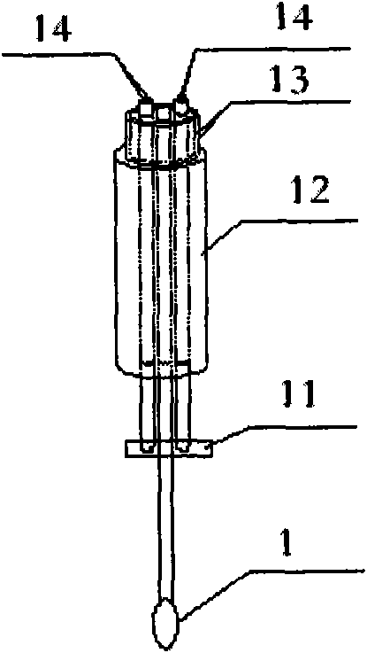 On-line underground temperature measurement system