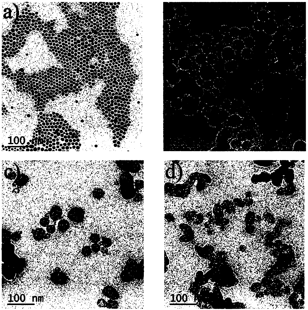 Magnetic composite nanomaterial and preparation method and application thereof