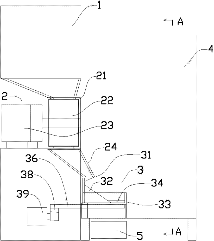 Automatic quantitative timed feeding cleaning device