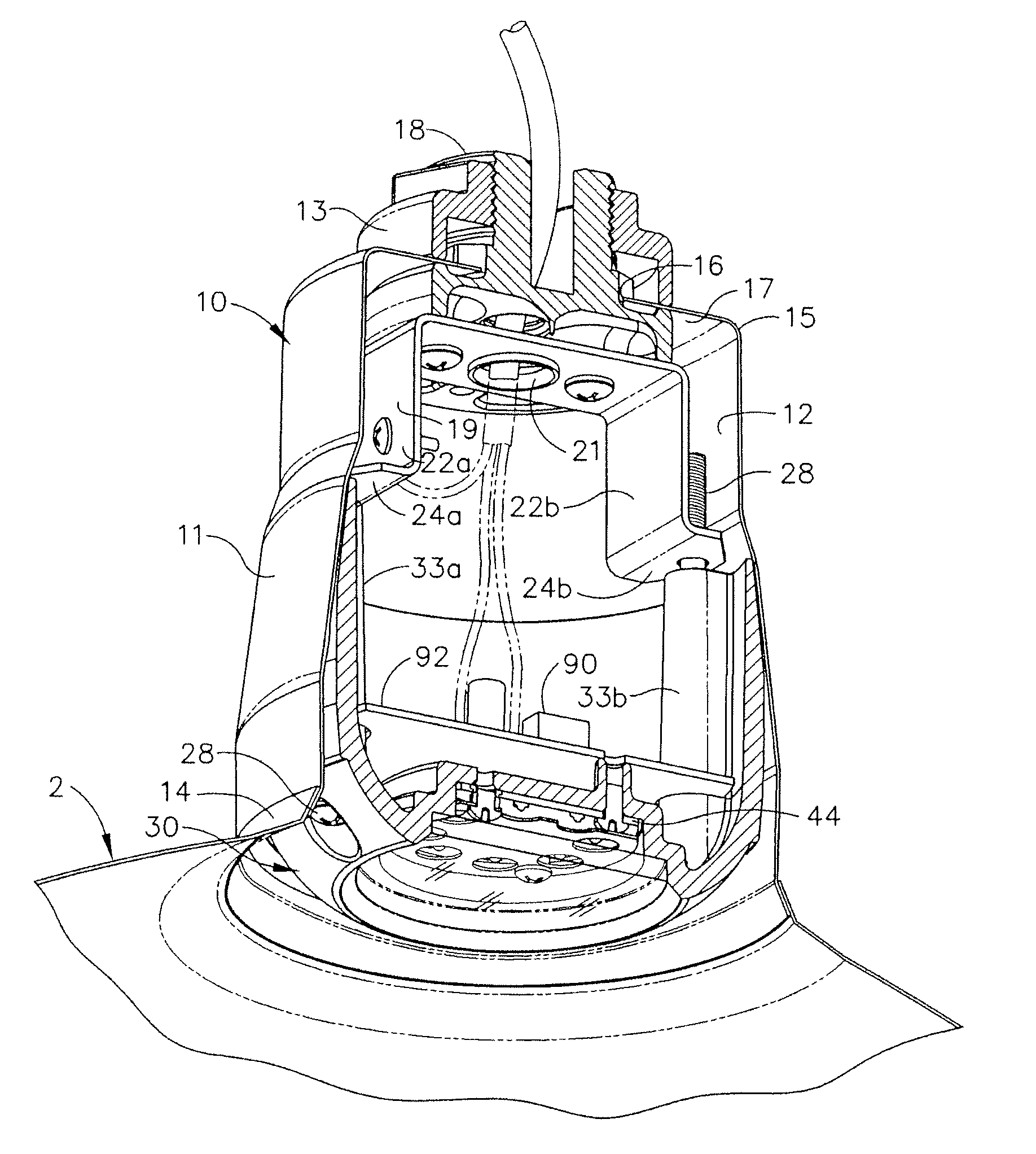 LED lamp device and method to retrofit a lighting fixture