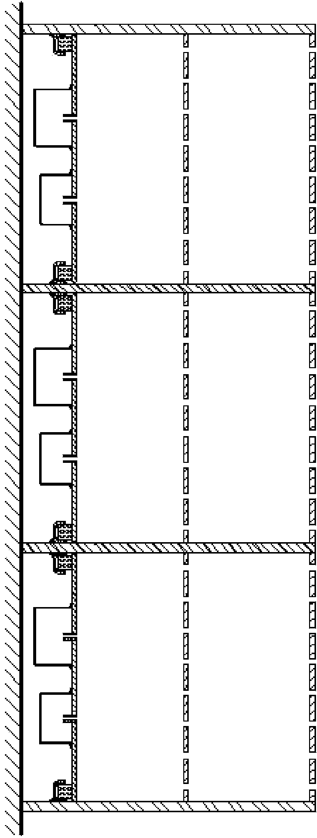 Wideband sound absorption structure combing mechanical impedance of composite resonance cavities with micropunch plates