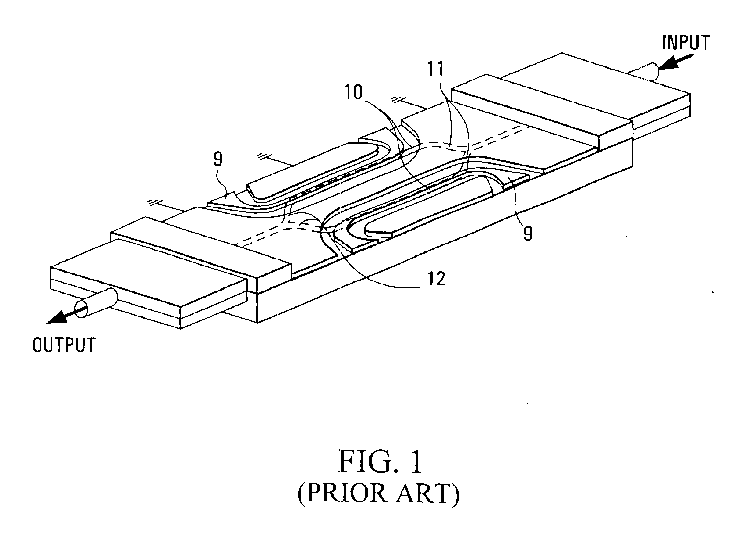 Use of amplified spontaneous emission from a semiconductor optical amplifier to minimize channel interference during initialization of an externally modulated DWDM transmitter