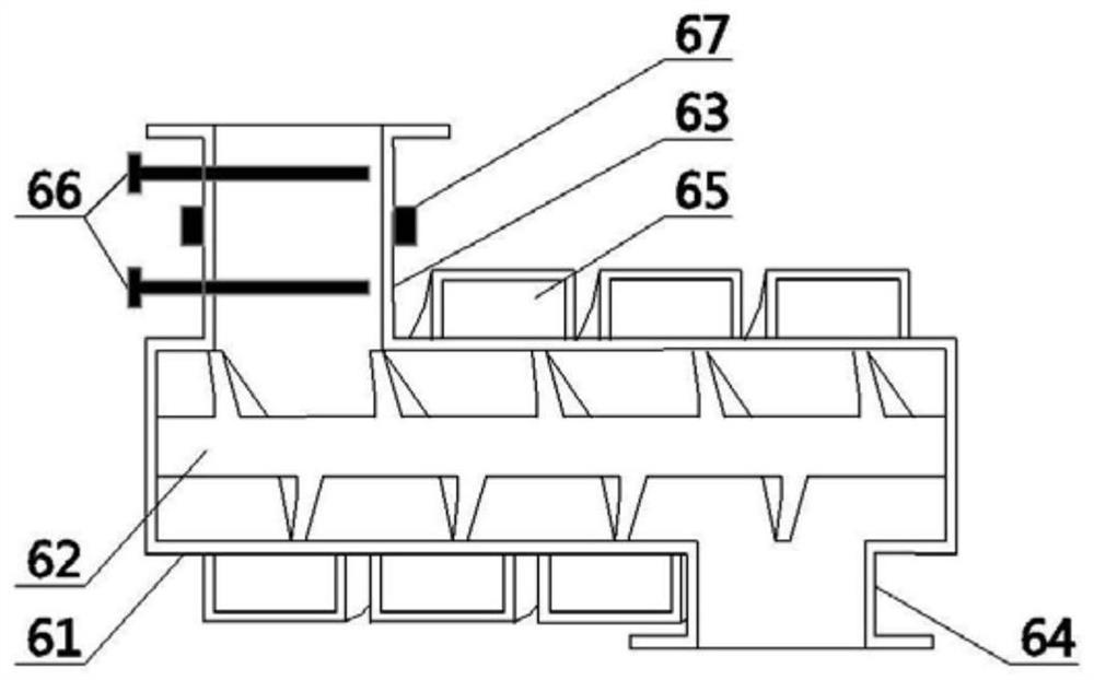 Vertical multi-directional heating organic solid waste pyrolysis device