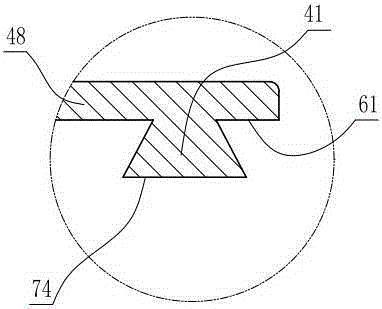 Adjustable tungsten alloy pressing plate with slide balls on four edges of chute slide ways on same plane