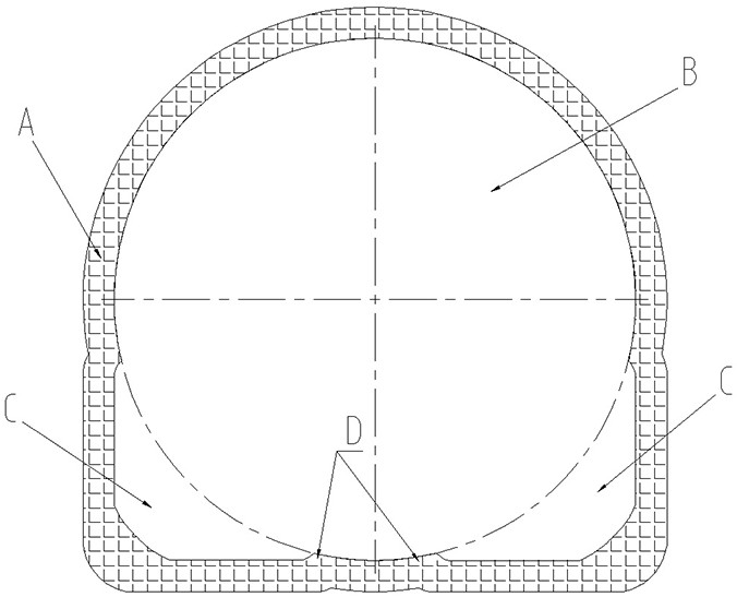 Deslagging device of tunnel boring machine and tunnel boring machine