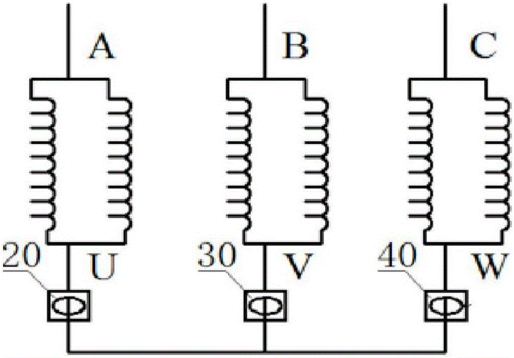 Method for detecting turn-to-turn short circuit fault of stator winding of generator