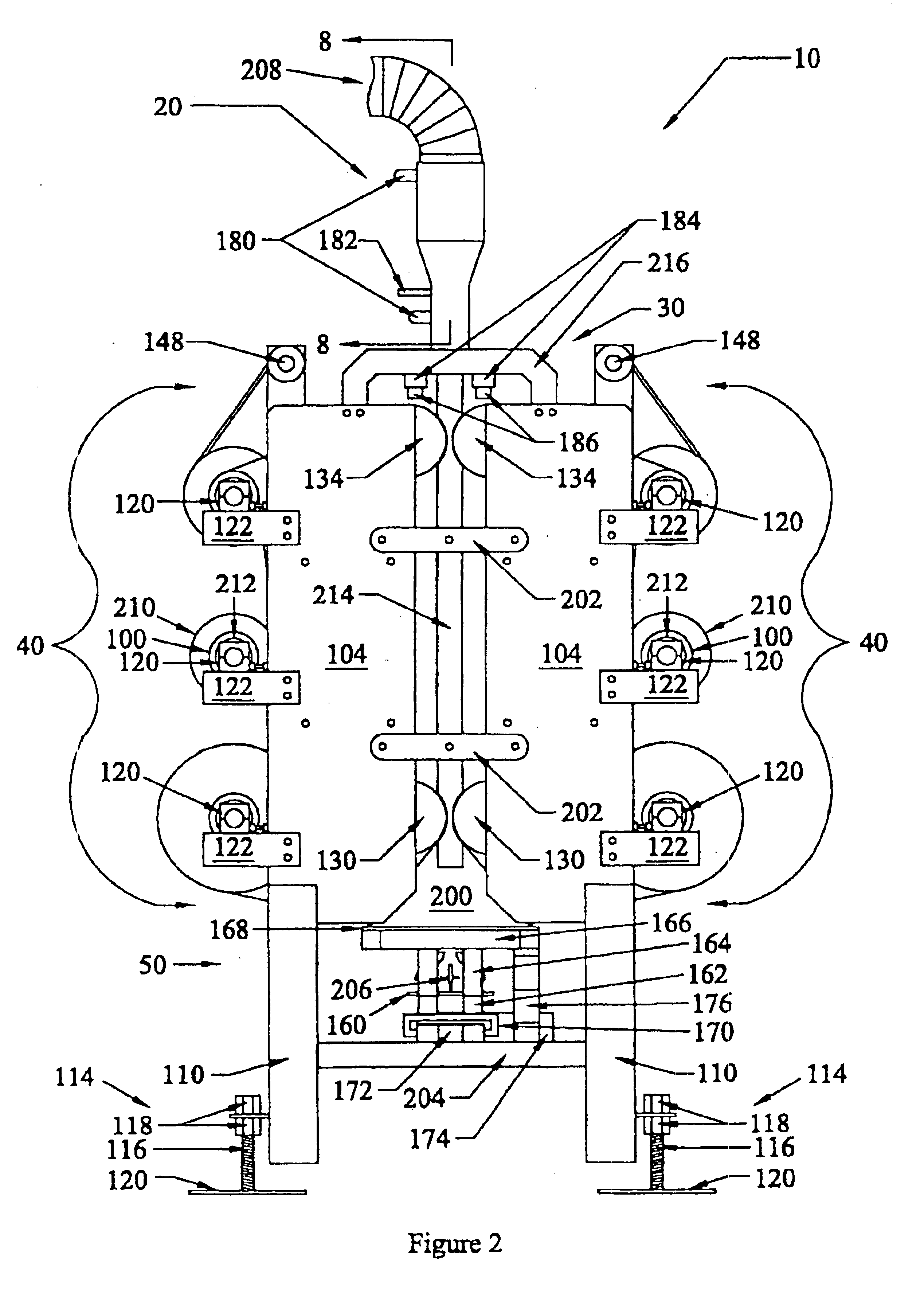 Continuous feed coater