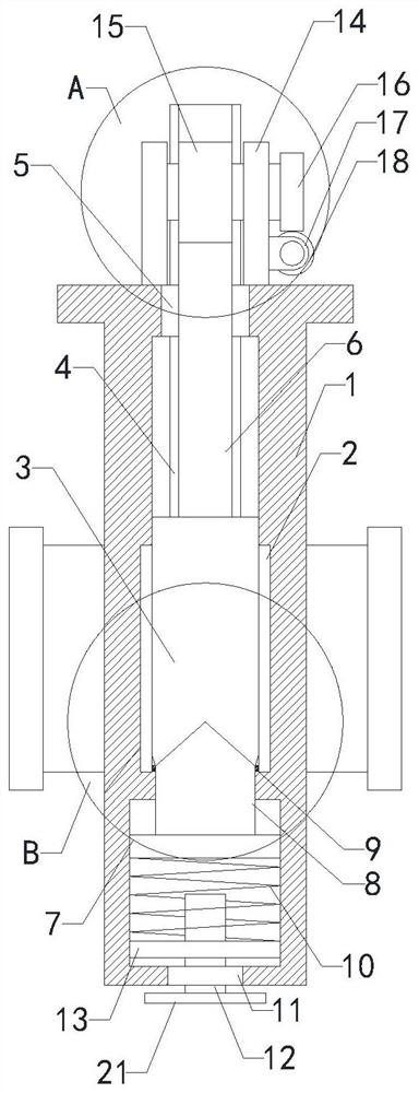 Reliable flat gate valve with sand prevention function