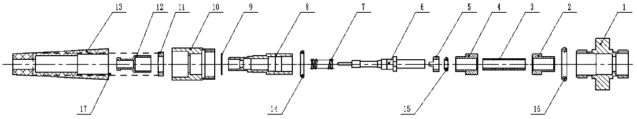 Moisture-proof sealed connector based on high-power single-mode polarization maintaining/single-polarization special fiber