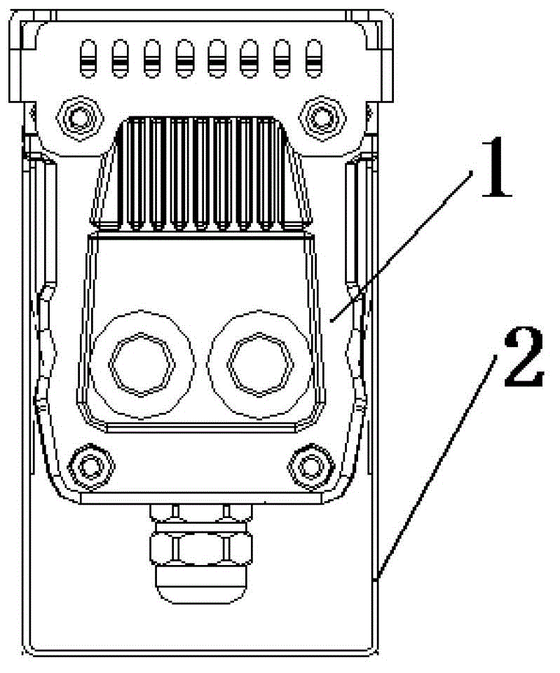 Frameless underground lamp and mounting method thereof