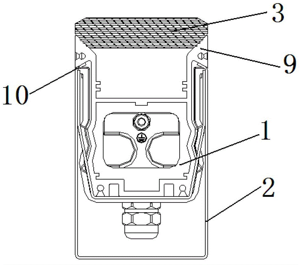 Frameless underground lamp and mounting method thereof