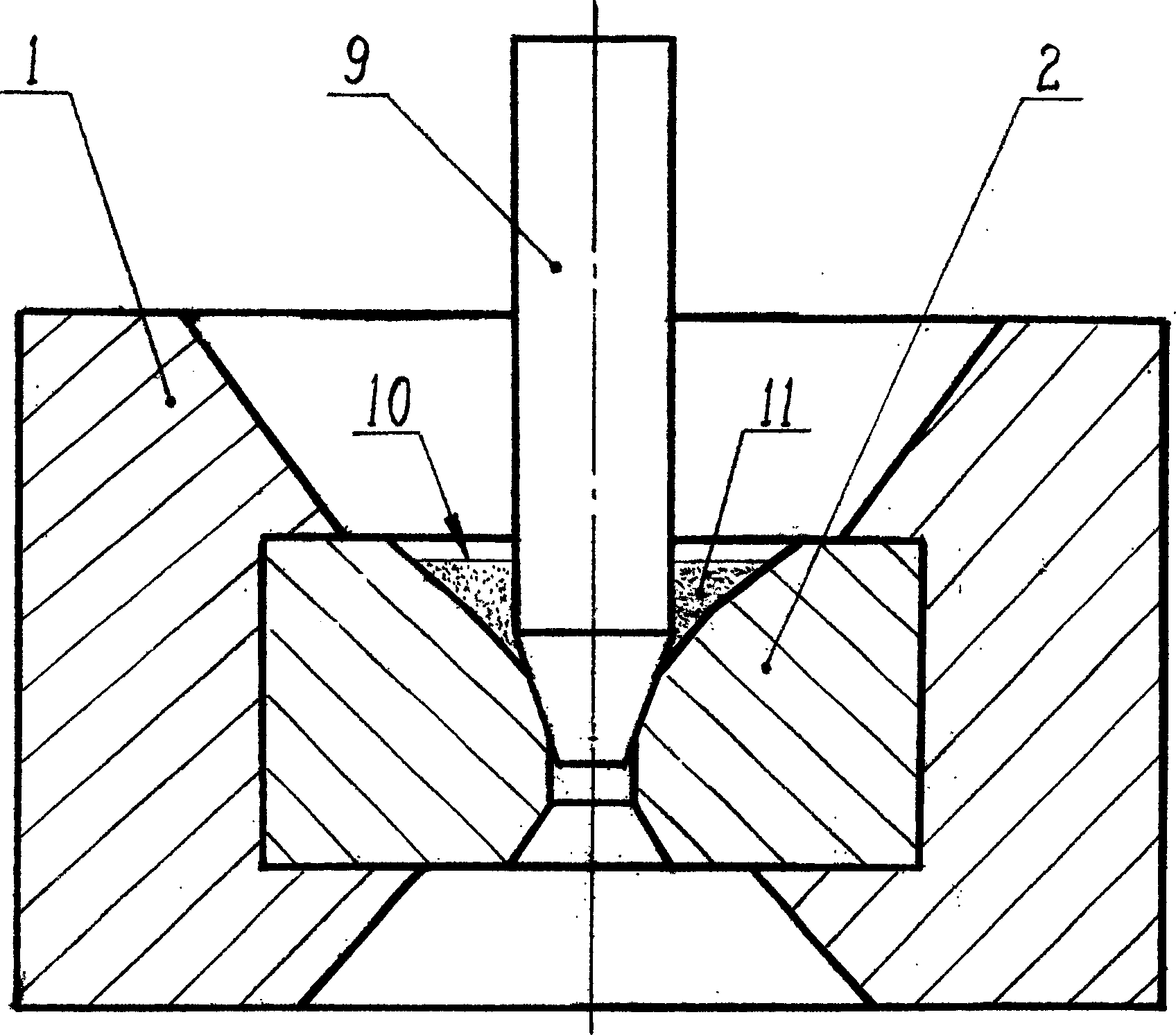 Manufacturing method of diamond wire drawing mould