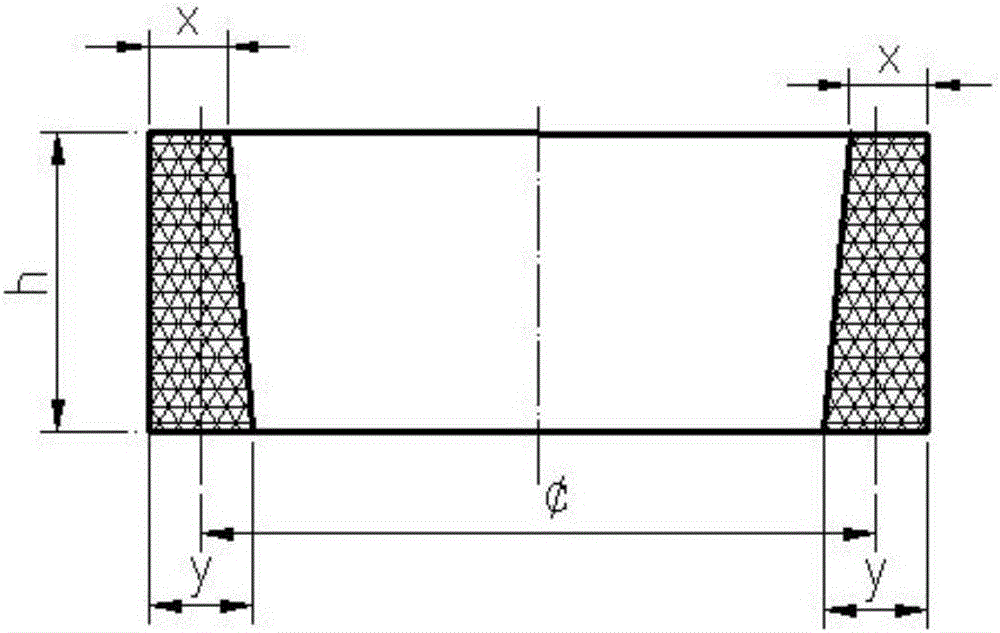 Continuous casting tundish diffuse-type gas-permeable ring upper nozzle brick cup and argon blowing refining method thereof