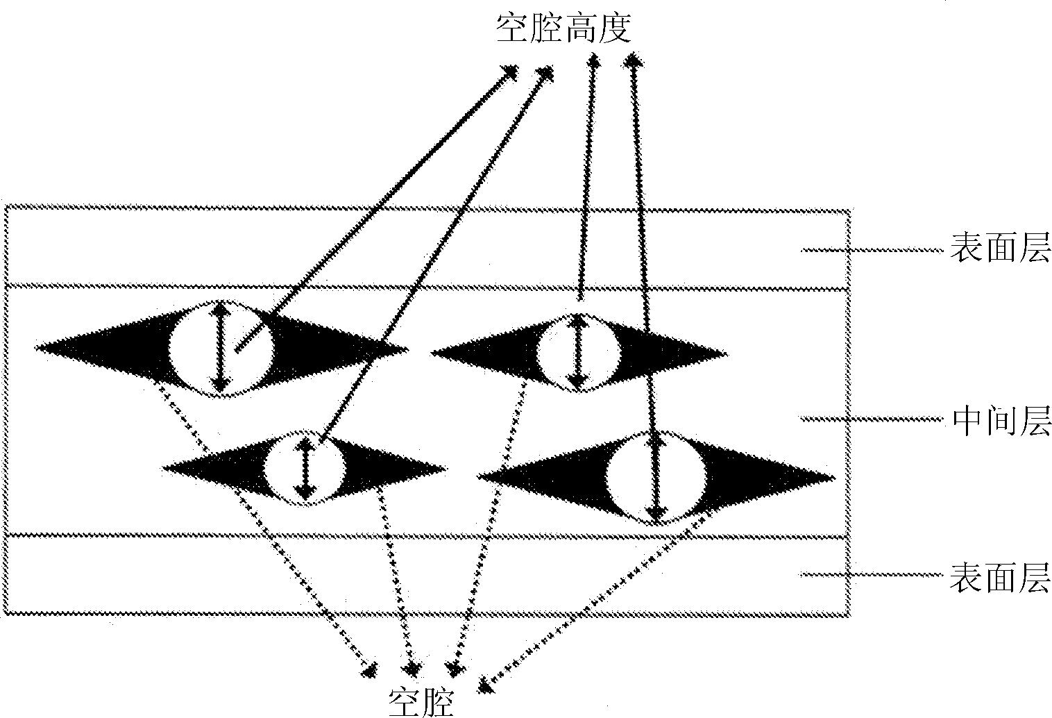 Void-containing heat-shrinkable polyester film and process for production thereof