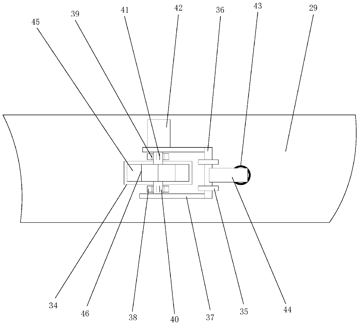 Product identification device on conveying line