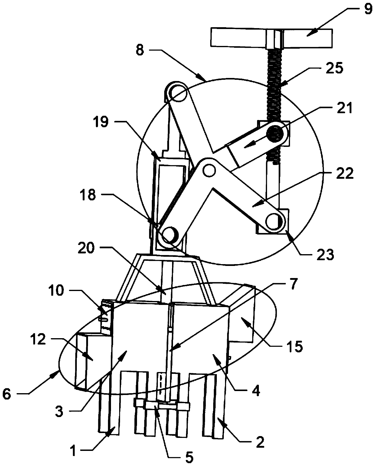 Pavement dust remover capable of changing directions along with wind