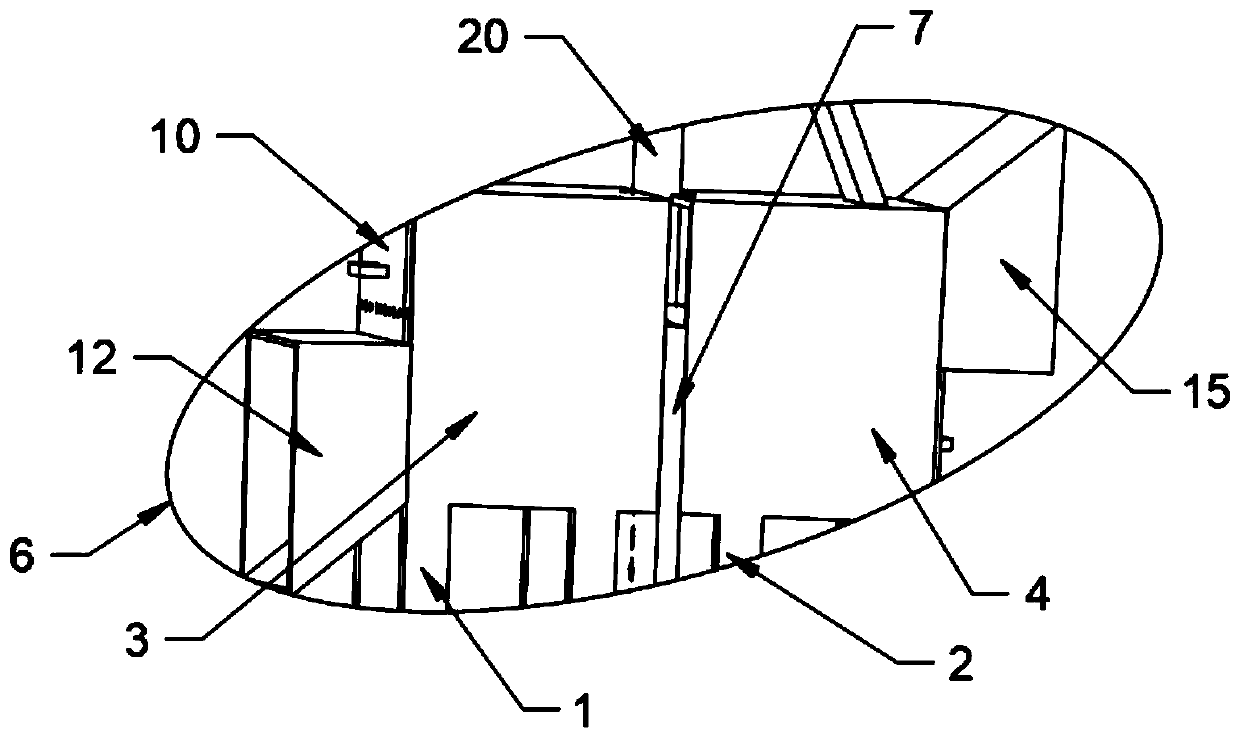 Pavement dust remover capable of changing directions along with wind