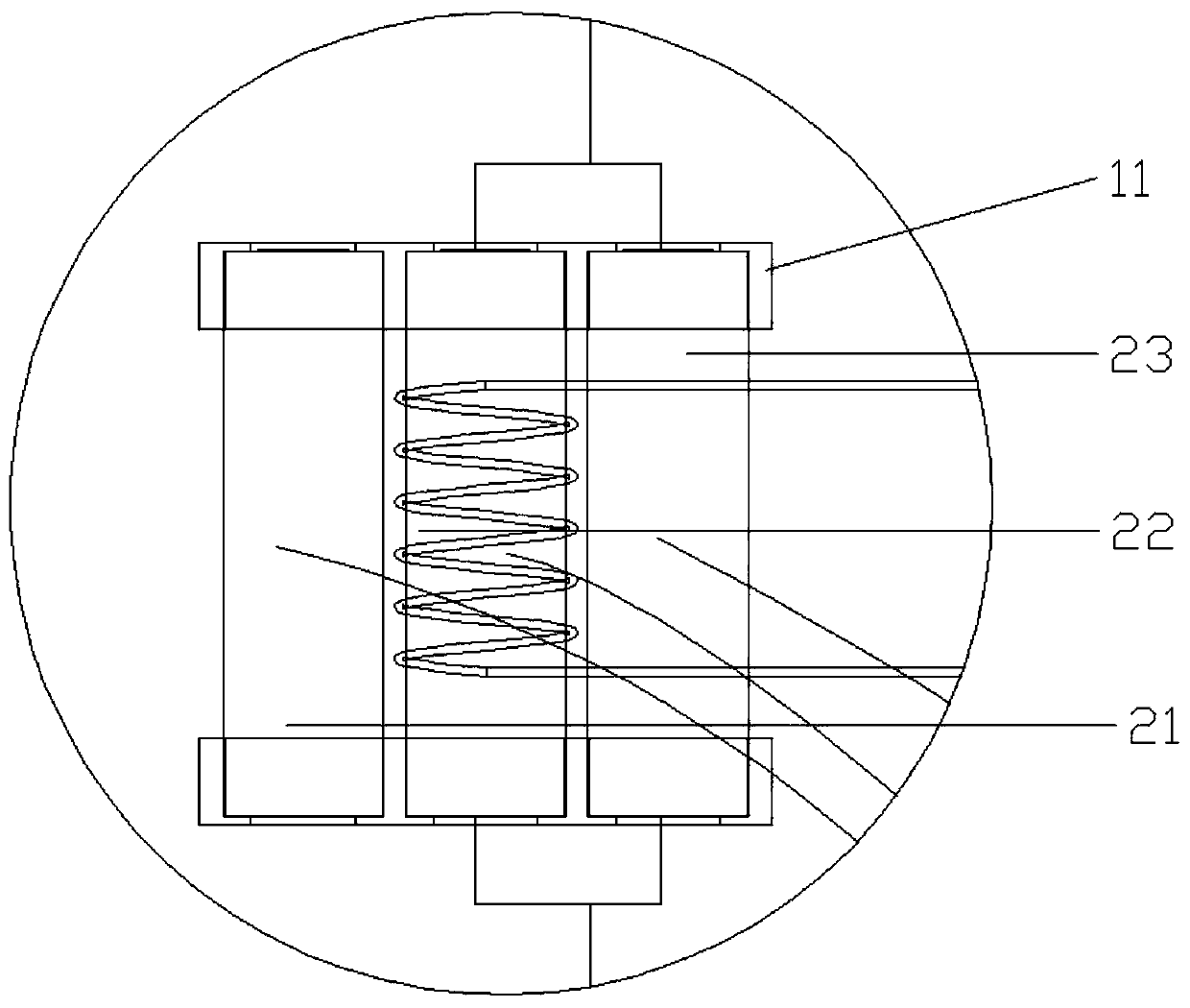 Thermal runaway simulation device for battery system