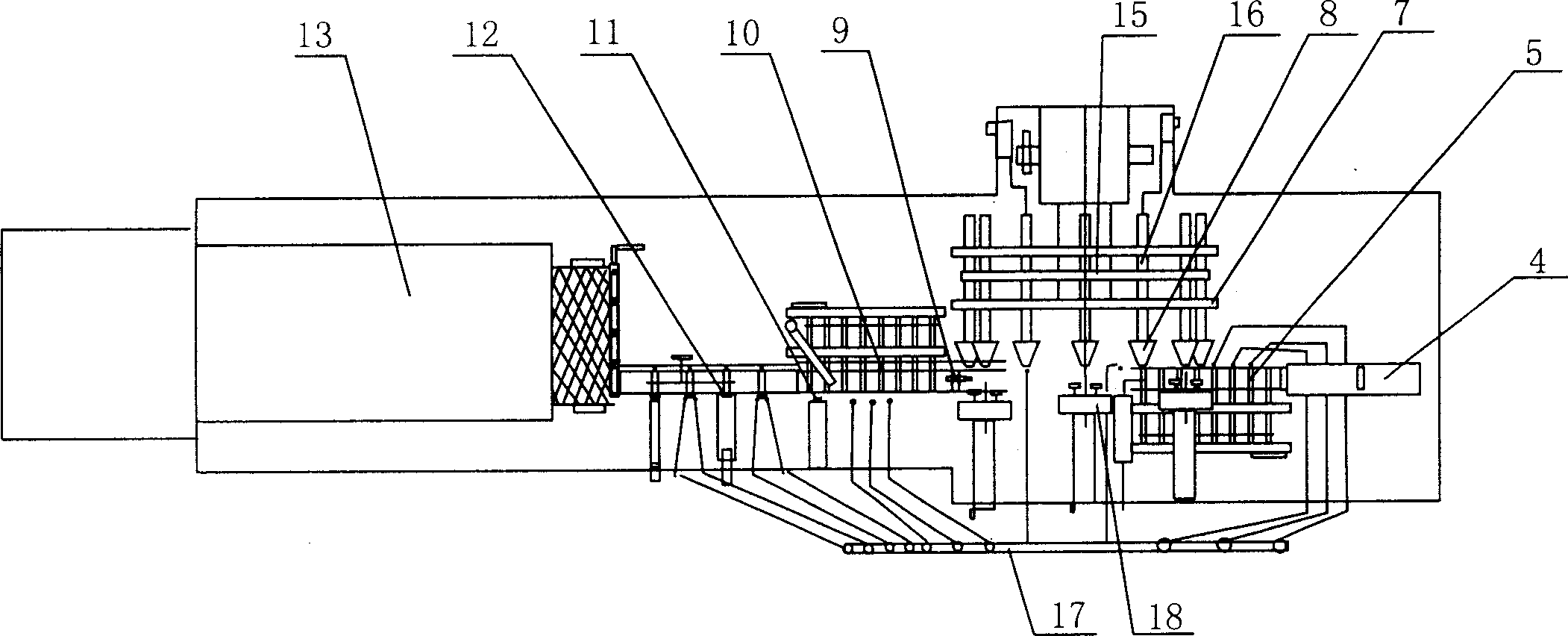 Glass needle-tube former of pre-encapsulated injector