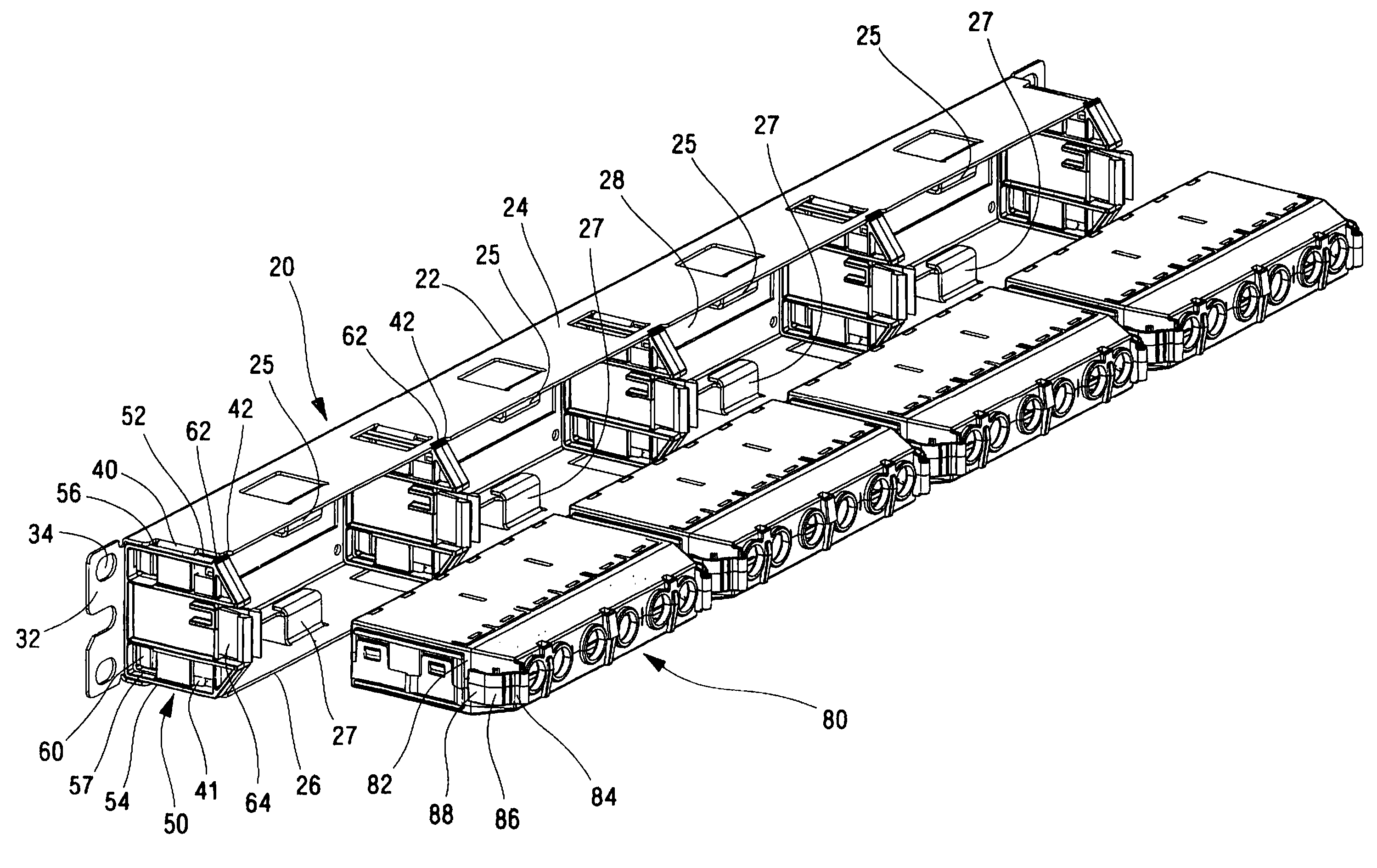 Release Latch for Pre-Terminated Cassette