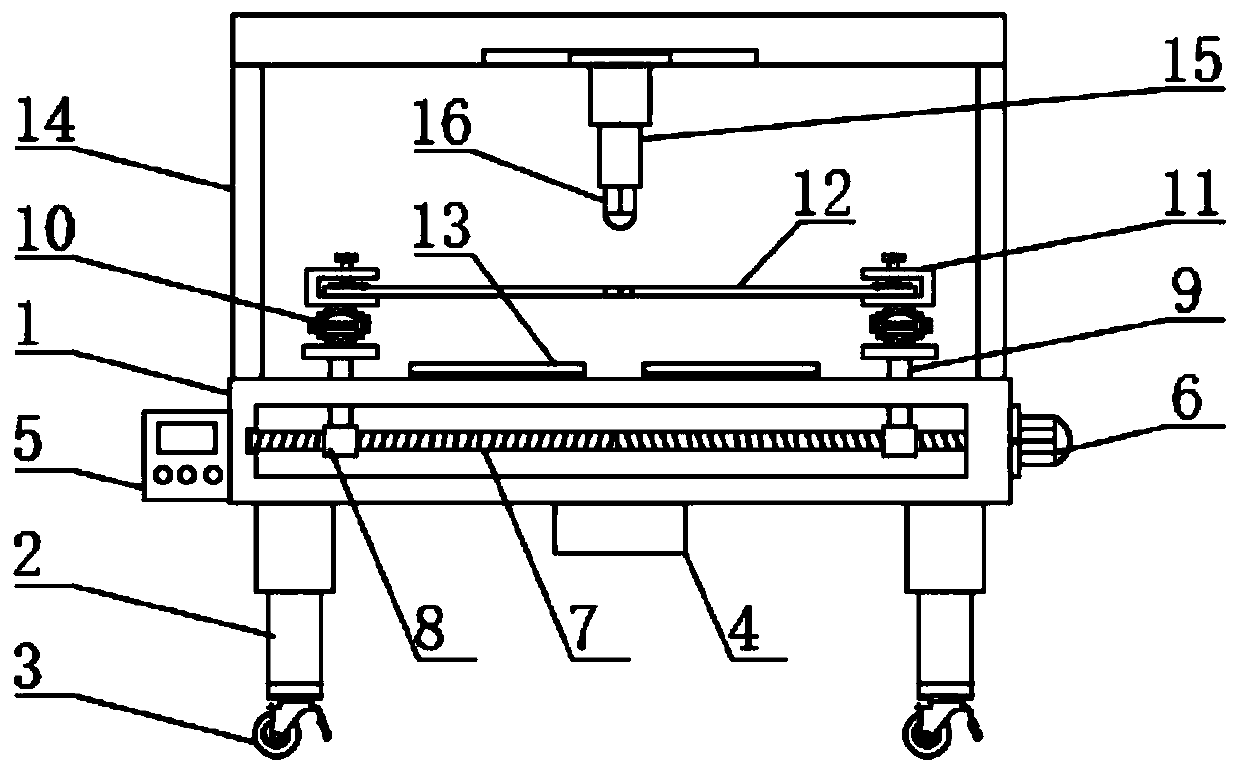 Convenient-to-clamp quality detection device and method for flax textile production