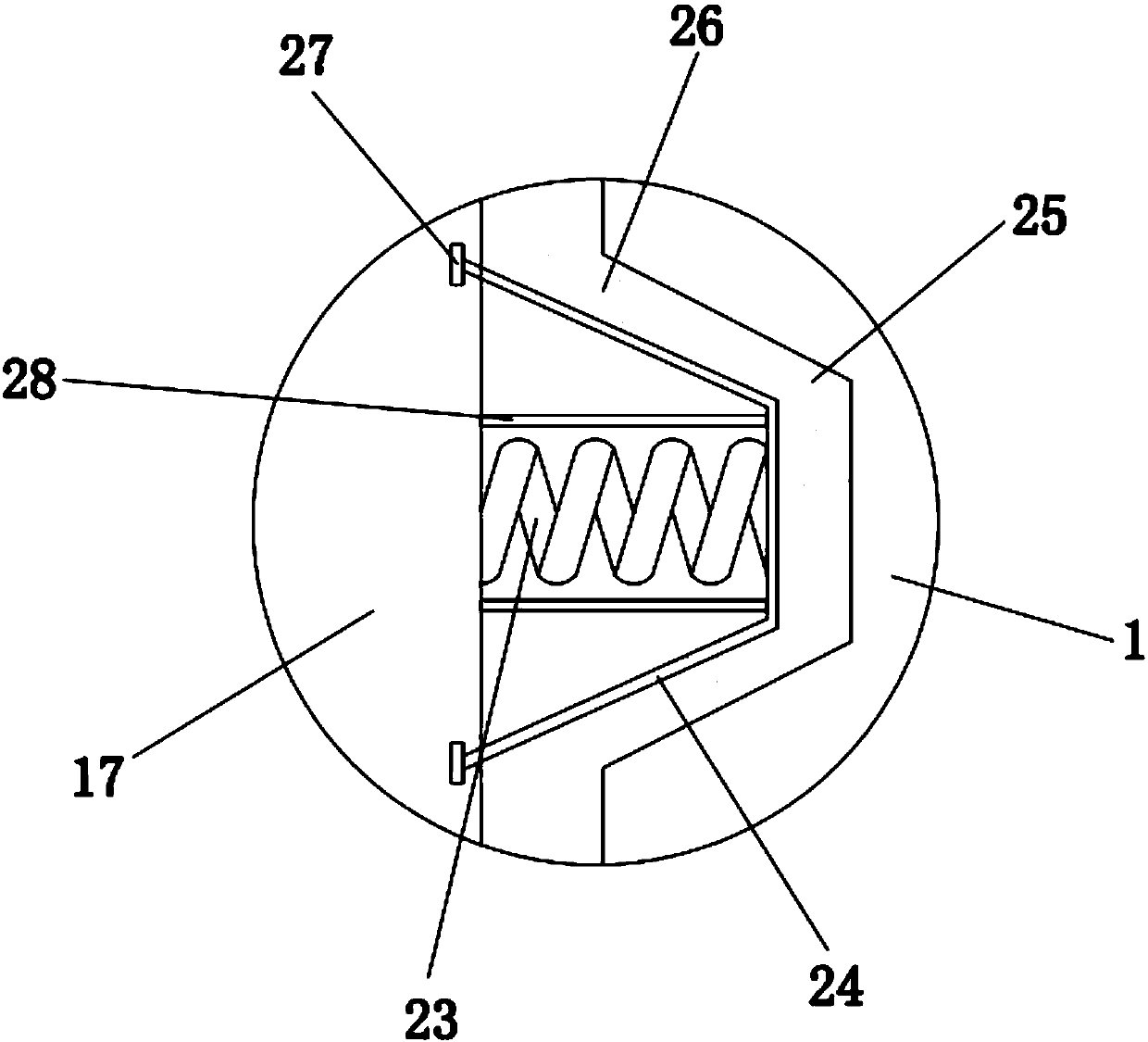 Sewage treatment system for spinning production