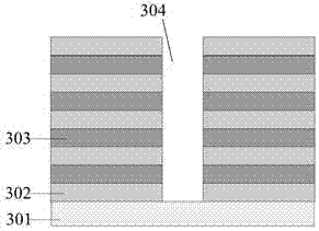 Metal grid electrode preparation method of 3D NAND memory