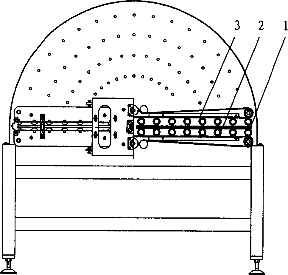 Ceramic polishing brick surface processing method and device