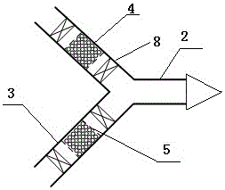 Pipeline type reduction gas charging device of gas-based vertical furnace and method utilizing pipeline type reduction gas charging device