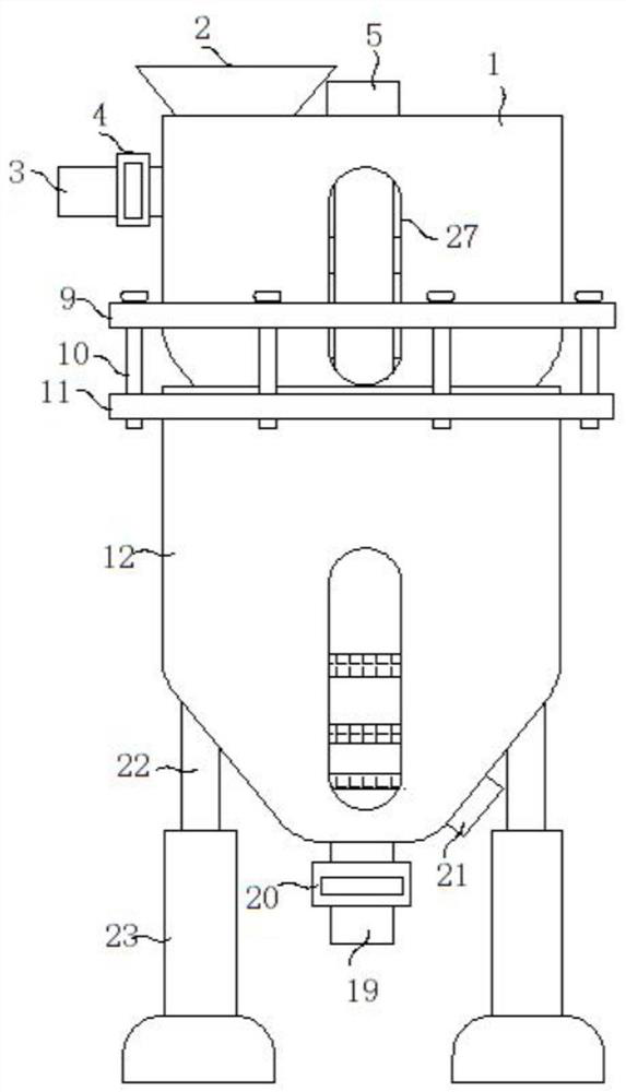 Dissolving device having graded filtering and impurity removing mechanism and used for rosin resin production