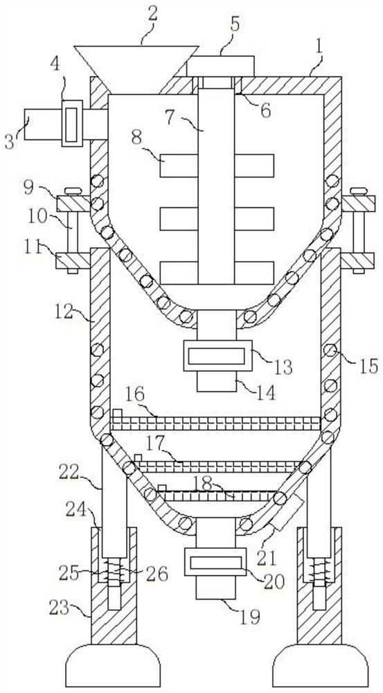 Dissolving device having graded filtering and impurity removing mechanism and used for rosin resin production