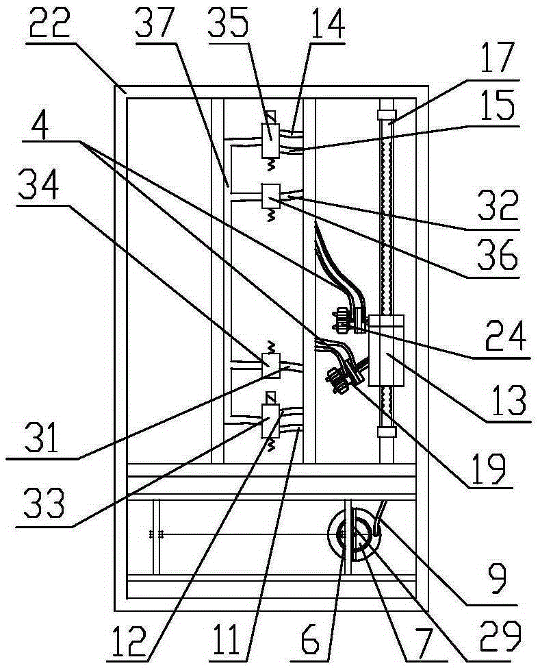 Double nozzle semi-automatic glazing device