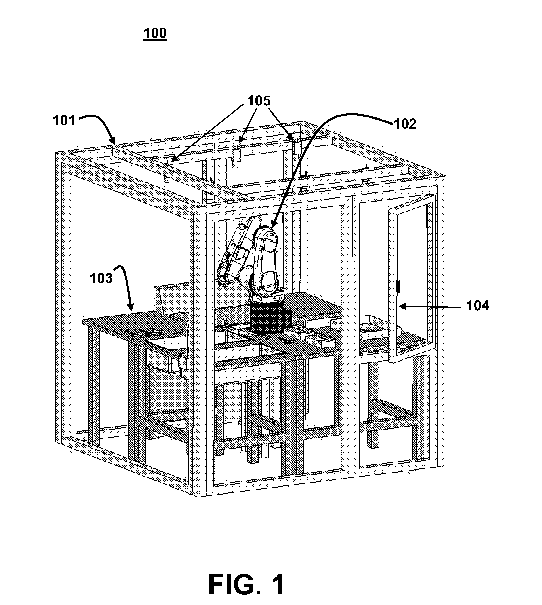 Automated robotic system for handling surgical instruments