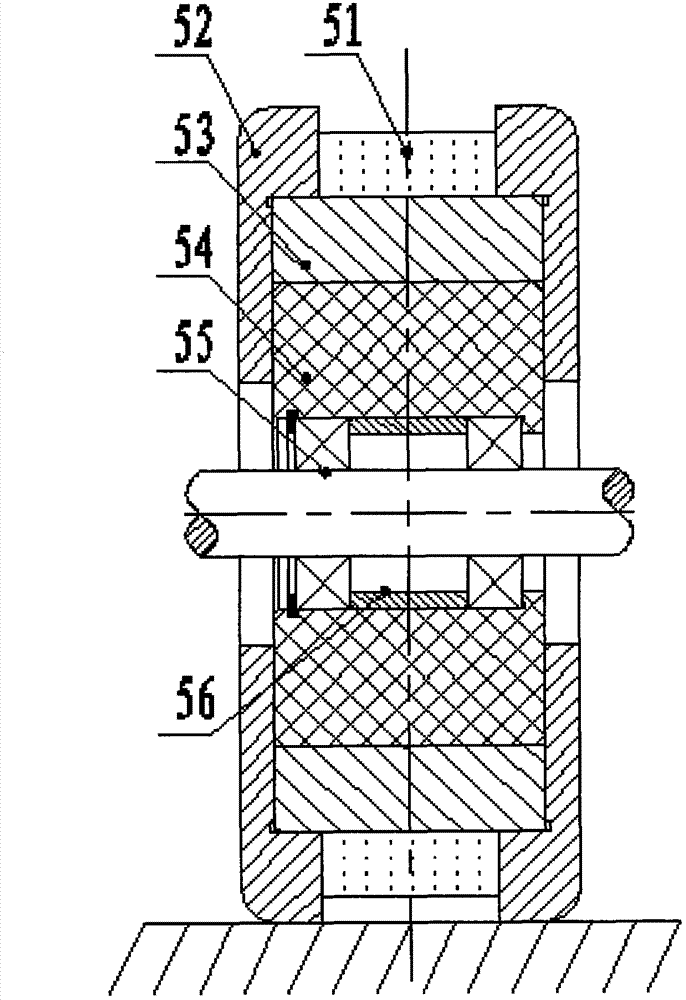 Wall-climbing robot based on permanent magnet adsorption structure