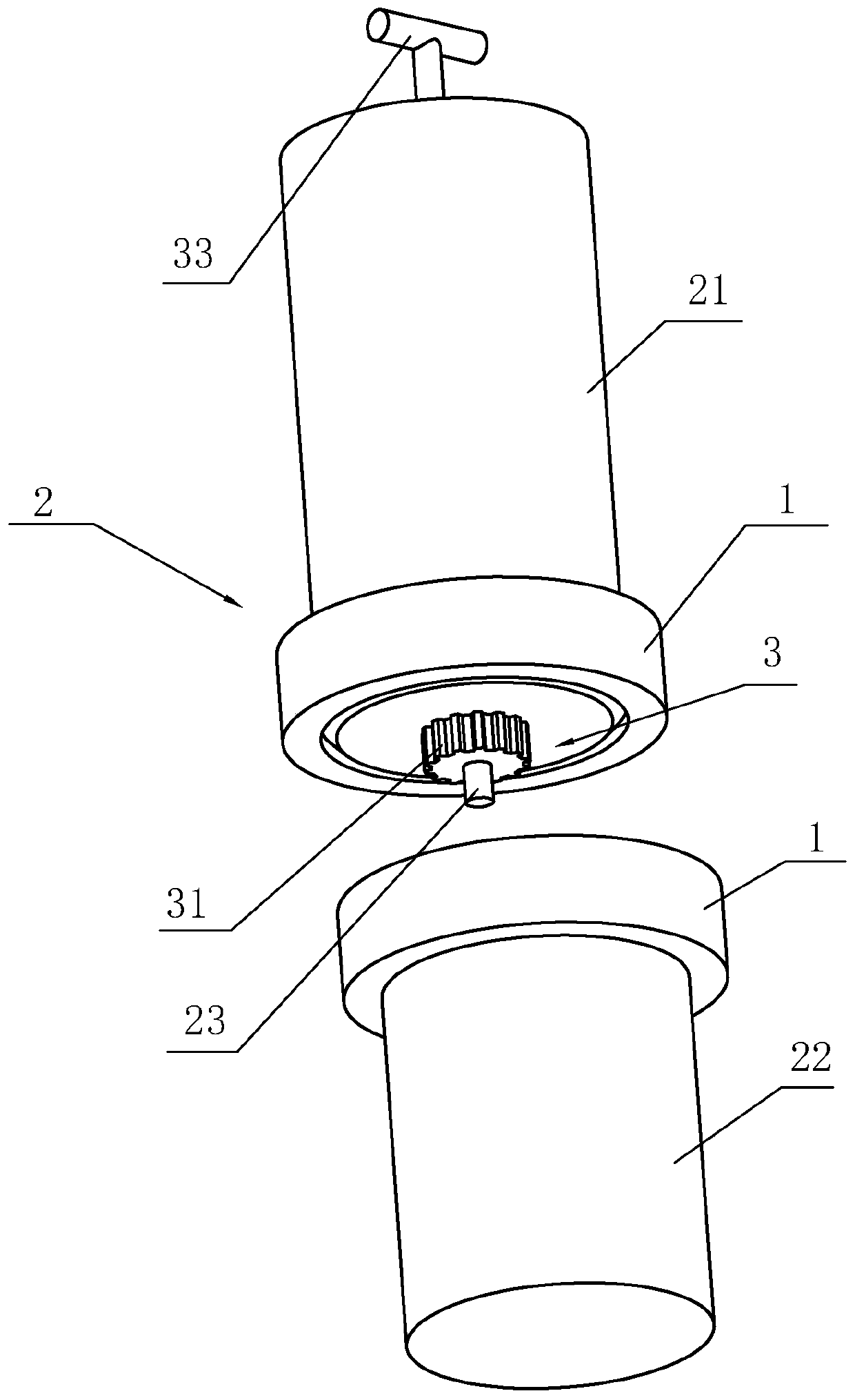 Permanent magnet ECR ion source permanent magnet ring mounting structure and processing method thereof