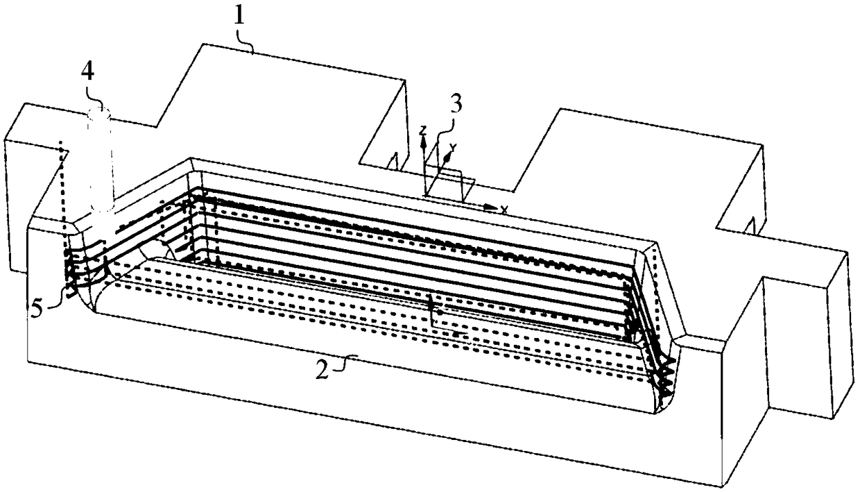 Dummy bar head machining system and machining method