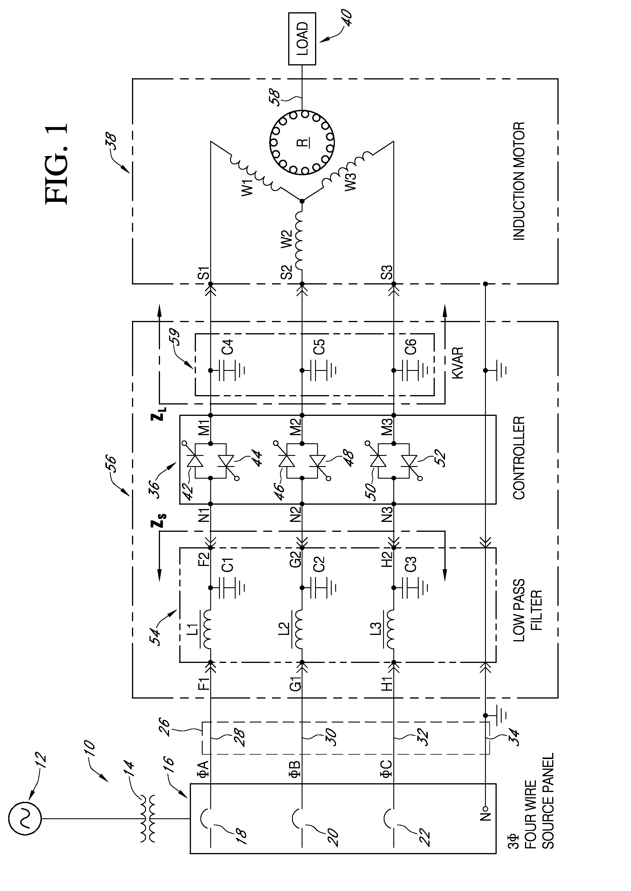 Mitigation of Harmonic Currents and Conservation of Power in Non-Linear Load Systems