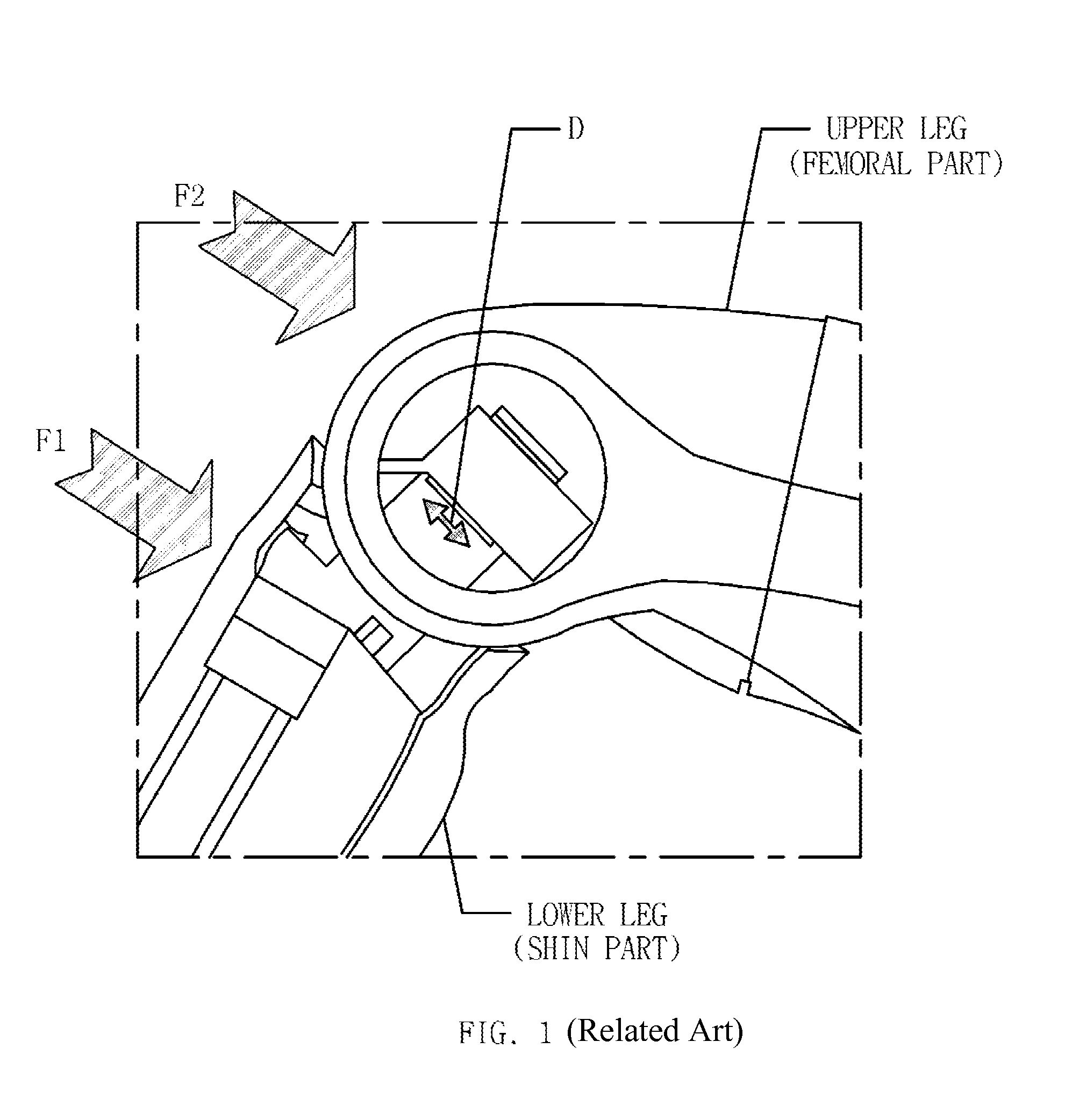 Structure for reducing knee injury in vehicle