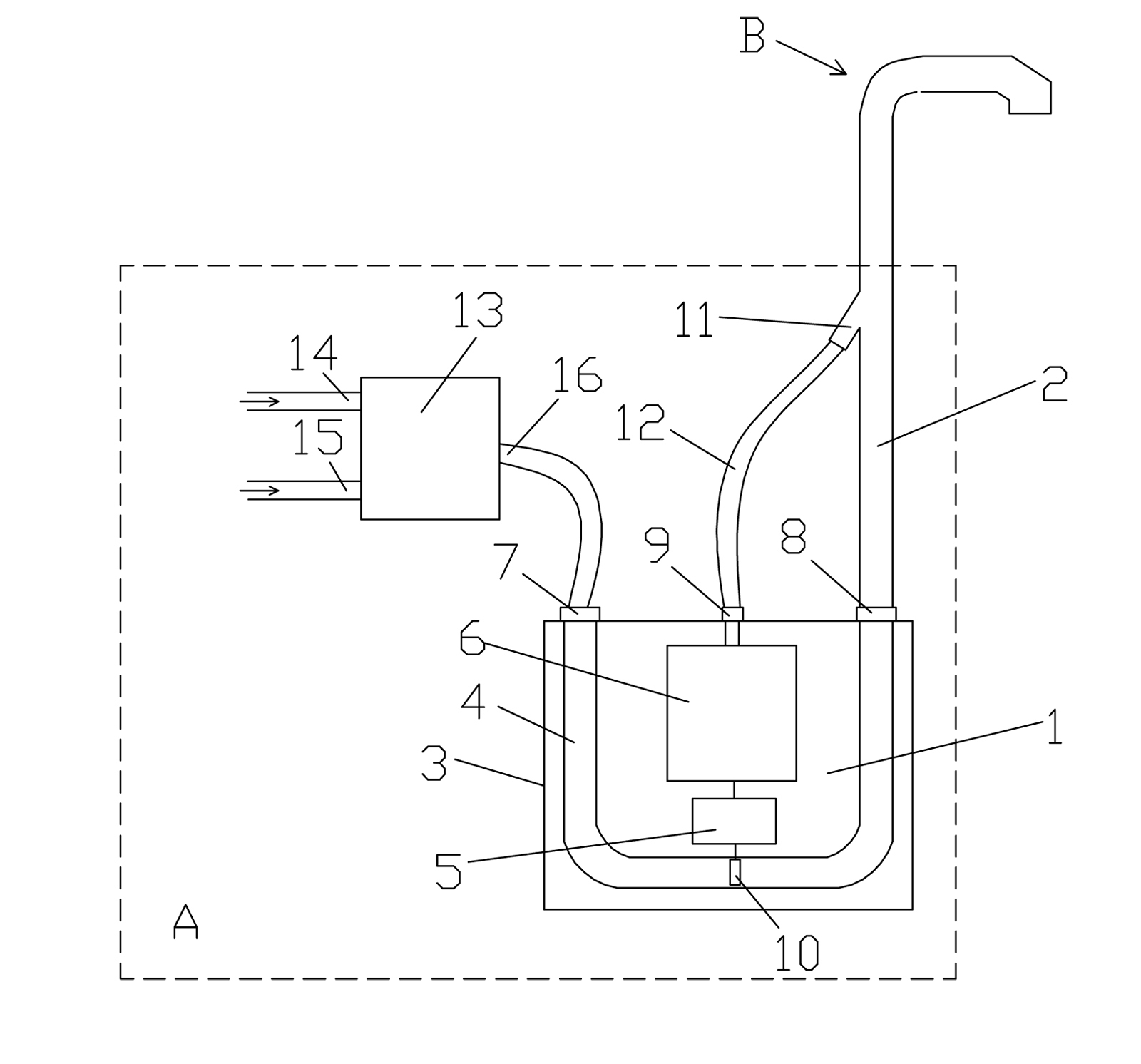 Self-generating ozone generation faucet