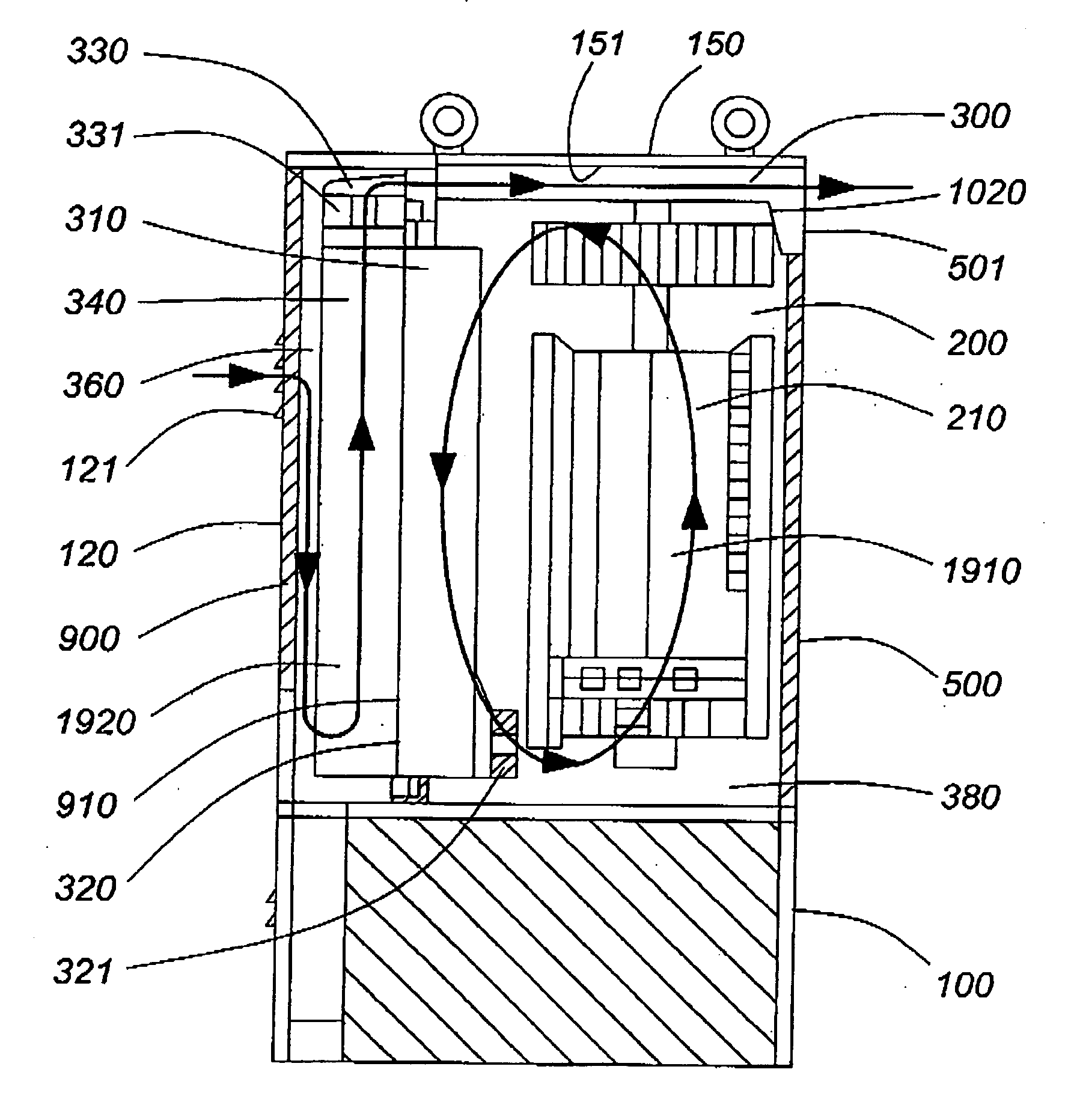 Electronics equipment cabinet